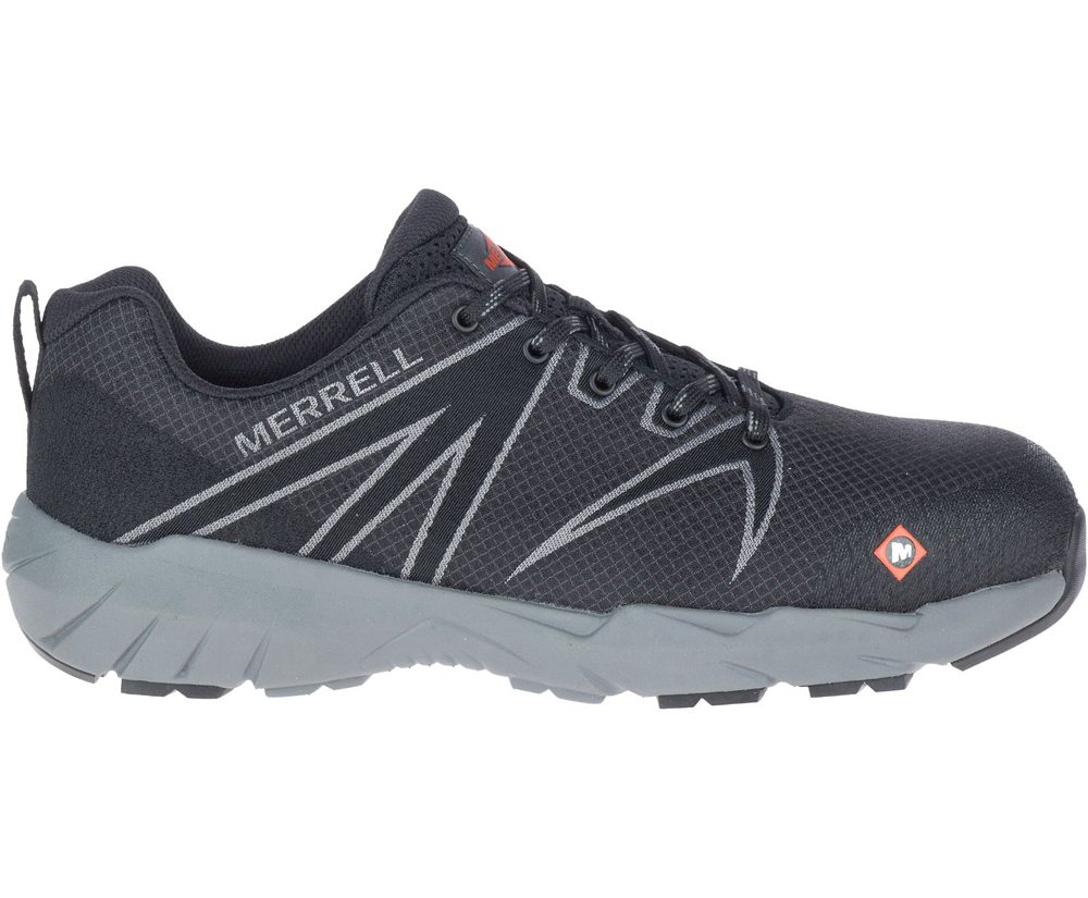 Merrell Løbesko Herre - Fullbench 55 Alloy Toe - Sort - YDT980567